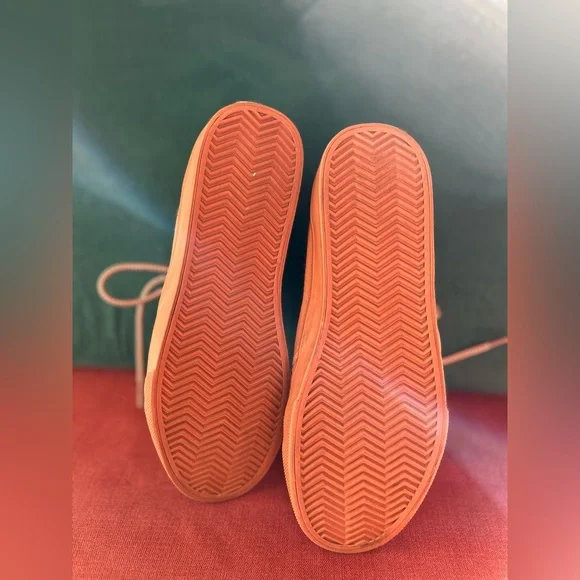 BANGS Brown High-Top Sneakers with Sun and Landscape Design size 7 - Picture 6 of 16